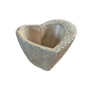 Hart tray beige schaaltje