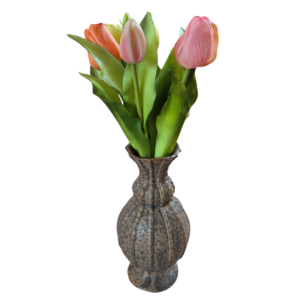 Real touch tulpen wit, peach, roze - 30 centimeter
