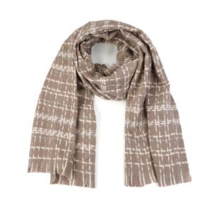 winter sjaal dames blokjes