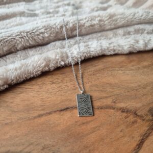 Ketting zebra motief, dames ketting, trendy sieraden, bracelets, webshop, jewellerly, stainless steel