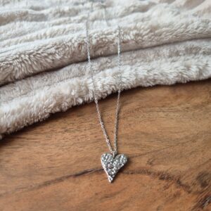 Ketting hart, stainless steel, dames ketting, stainless steel, cadeau tip