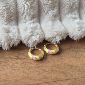 Creolen, biba oorbellen, tweede oorgaatje, stainless steel, trend, dames oorbellen