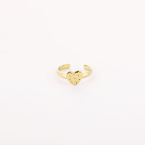 verstelbare ring, gouden ring, stainless steel ring goud, hart ring, heart ring, minimalistische ring, fijne ring, dames ring, trendy ring, verstelbare dames ring, stacking ringen, romantische sieraden, open ring, subtiele ring, everyday jewelry