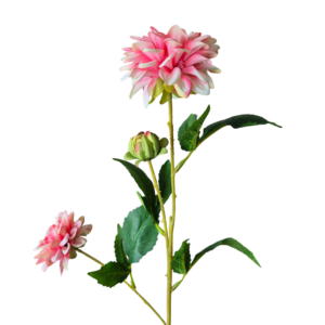 kunst dahlia, roze dahlia, dahlia tak, kunstbloem, realistische kunstbloem, decoratieve bloem, bloem decoratie, interieur decoratie, kunst tak, bloemen tak, witte bloem, zijden bloem, woonaccessoire, tafel decoratie, boeket samenstellen, kunst bloemen decoratie, interieur styling