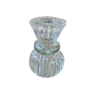 Kandelaar en waxinelichthouder transparant webshop woonaccessoires woondecoratie sfeerverlichting