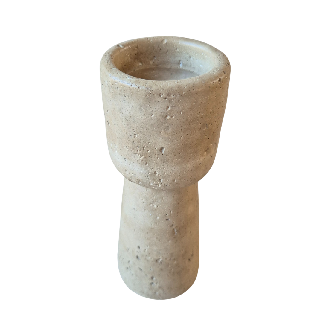 wachinelichthouder beige natuurlijke kleur japandi