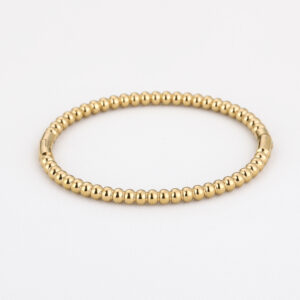 stainless steel bangle armband, roestvrijstalen bangle armband, goudkleurige bangle armband, bangle armband dames, kralen bangle armband, bolletjes bangle armband, minimalistische bangle armband, elegante bangle armband, trendy bangle armband, moderne bangle armband, dames armband, minimalistische sieraden, stainless steel sieraden, waterproof armband, verkleurt niet, hypoallergene armband, duurzame sieraden, everyday armband, tijdloze armband, basic armband, layering armband, cadeautje voor haar, dames sieraden, goudkleurige stainless steel armband